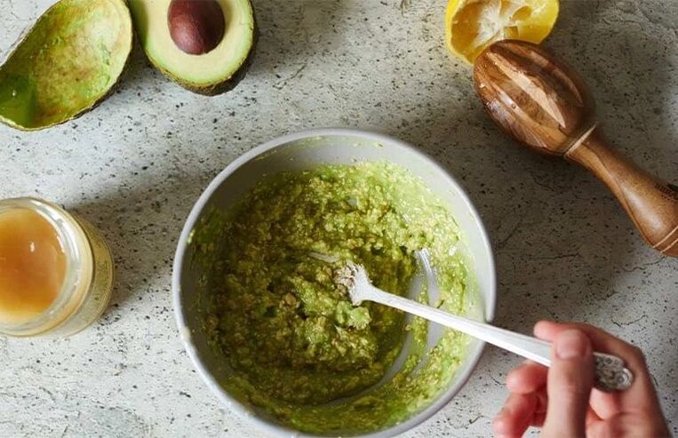 avocado mask to rejuvenate